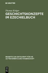 Geschichtskonzepte im Ezechielbuch_cover