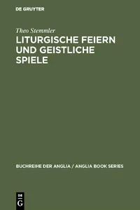 Liturgische Feiern und geistliche Spiele_cover