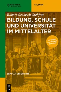 Bildung, Schule und Universität im Mittelalter_cover