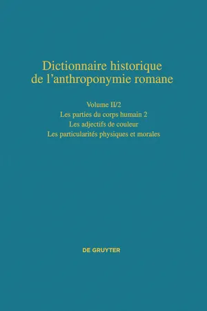 Les parties du corps humain 2 – Les particularités physiques et morales