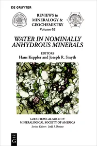 Water in Nominally Anhydrous Minerals_cover