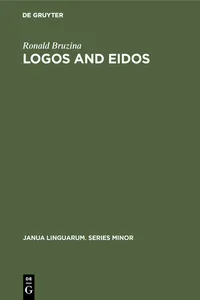 Logos and Eidos_cover