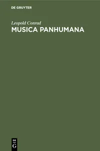 Musica Panhumana_cover