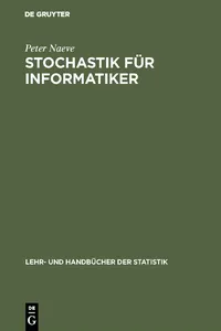 Stochastik für Informatiker_cover