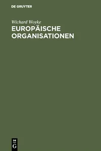 Europäische Organisationen_cover