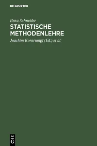 Statistische Methodenlehre_cover