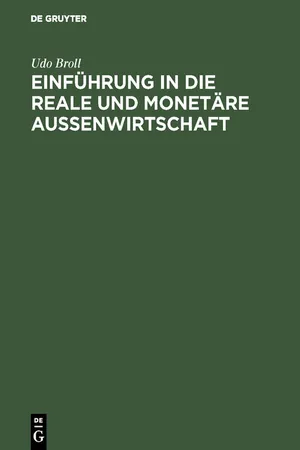 Einführung in die reale und monetäre Aussenwirtschaft