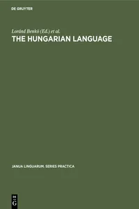 The Hungarian Language_cover