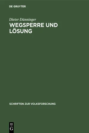 Wegsperre und Lösung