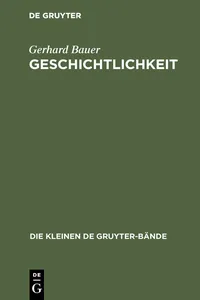 Geschichtlichkeit_cover