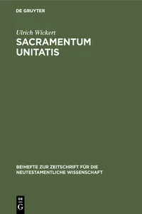 Sacramentum Unitatis_cover