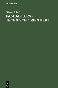 Pascal-Kurs - technisch orientiert_cover