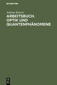 Arbeitsbuch. Optik und Quantenphänomene_cover
