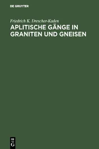 Aplitische Gänge in Graniten und Gneisen_cover