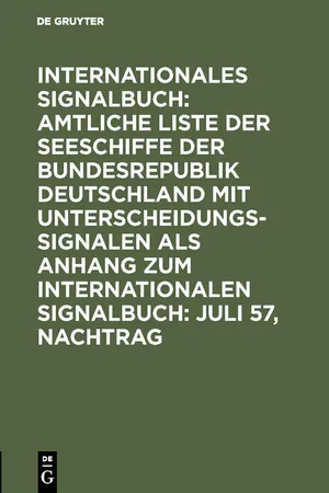 Juli 57, Nachtrag