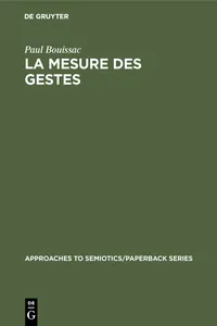 La mesure des gestes_cover