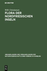 Flora der Nordfriesischen Inseln_cover