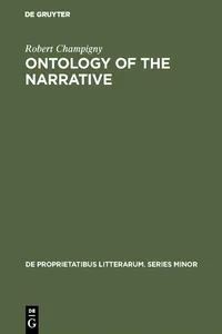 Ontology of the narrative_cover