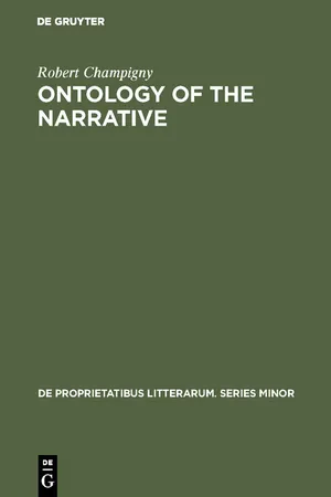 Ontology of the narrative