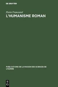 L'humanisme roman_cover