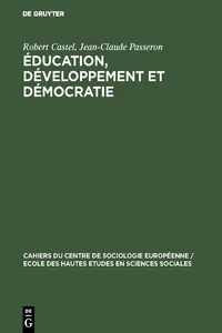 Éducation, développement et démocratie_cover