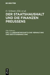 Landwirthschaftliche Verwaltung und Gestütsverwaltung_cover