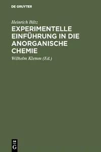 Experimentelle Einführung in die anorganische Chemie_cover