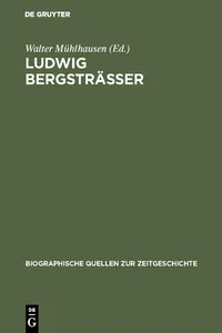 Ludwig Bergsträsser_cover