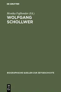 Wolfgang Schollwer_cover