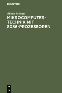 Mikrocomputertechnik mit 8086-Prozessoren_cover