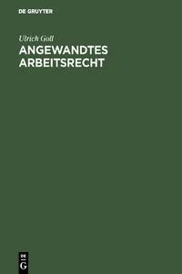 Angewandtes Arbeitsrecht_cover