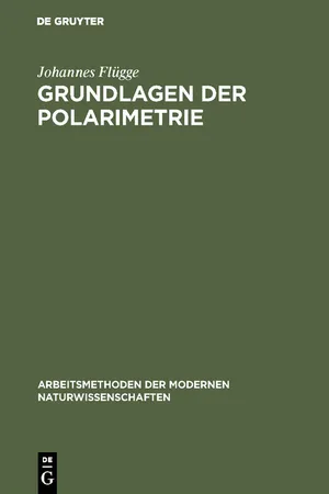 Grundlagen der Polarimetrie