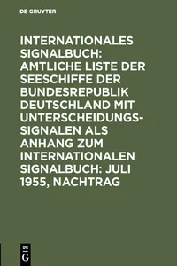 Juli 1955, Nachtrag_cover