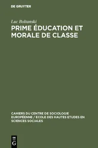 Prime éducation et morale de classe_cover