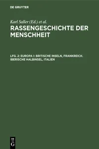 Europa I: Britische Inseln, Frankreich. Iberische Halbinsel, Italien_cover