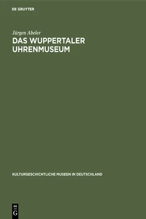 Das Wuppertaler Uhrenmuseum