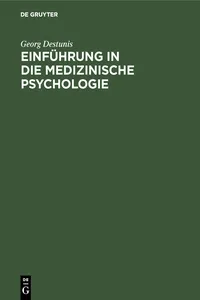 Einführung in die medizinische Psychologie_cover