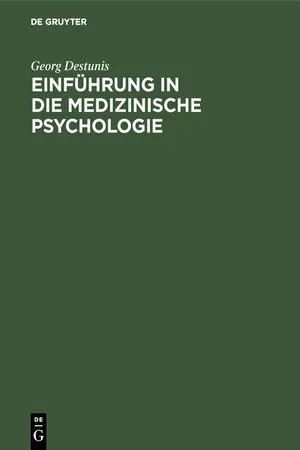 Einführung in die medizinische Psychologie