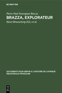 Brazza, explorateur_cover