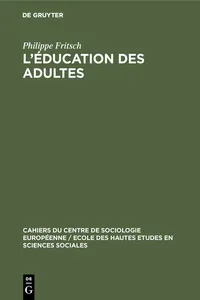 L'éducation des adultes_cover