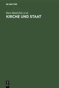 Kirche und Staat_cover