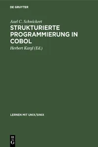 Strukturierte Programmierung in COBOL_cover