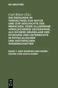 Der Norden und Nord-Osten von Hoch-Asien_cover