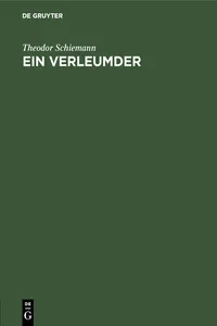 Ein Verleumder_cover