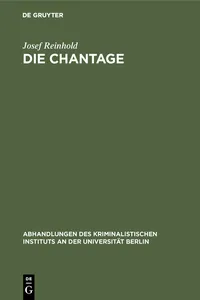 Die Chantage_cover