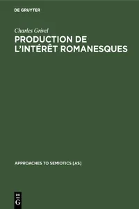 Production de l'intérêt romanesques_cover