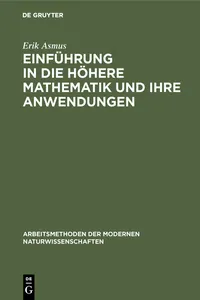 Einführung in die höhere Mathematik und ihre Anwendungen_cover