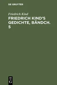 Friedrich Kind's Gedichte, Bändch. 5_cover