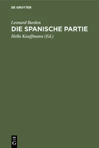 Die spanische Partie_cover