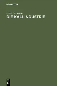 Die Kali-Industrie_cover